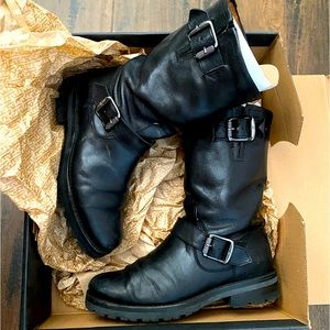 Waterproof Natalie Mid engineer boot Frye